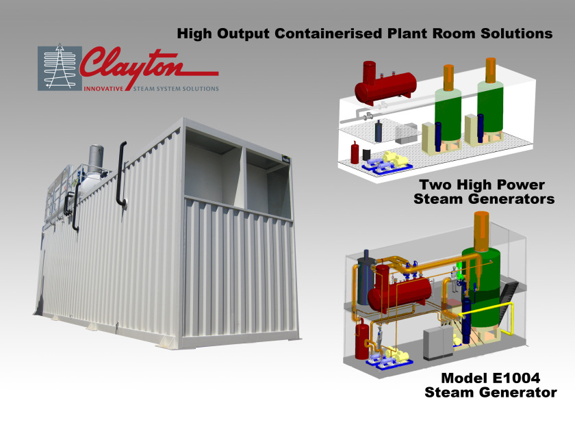Generatoare abur Clayton mobile